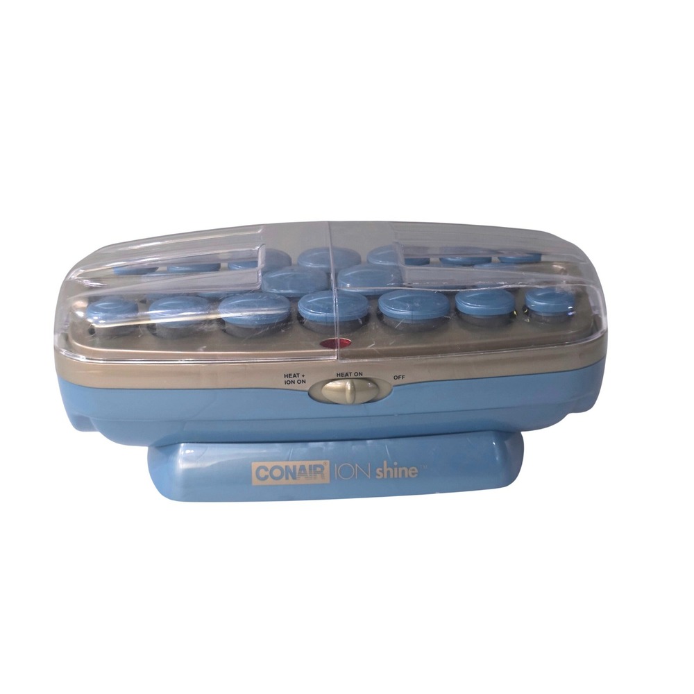 Conair Ion Shine Instant Heat 20 Ceramic Hot Rollers Hair Setter Blue CHV20